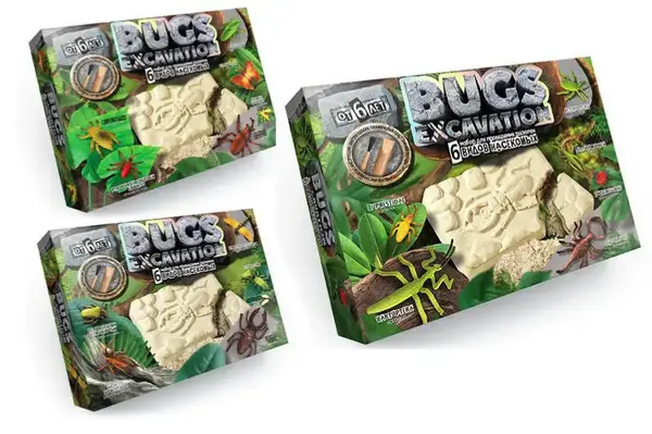 Набір для розкопок BEX-01-05U,06U "BUGS EXCAVATION" жуки DANKO купити