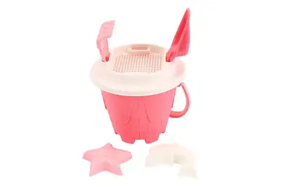 Набір для гри з піском 1553 "Замок" рожевий ТЕХНОК купити