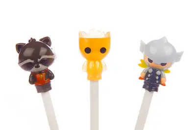 Набір колекційних фігурок-топерів SAMBRO серії "Bop n Tops"–МАРВЕЛ (3 фігурки, в асортименті) купити