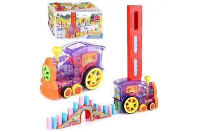 Потяг "DOMINO" на батарейках в коробці YXY955-3A р.26*10,5*14см купити