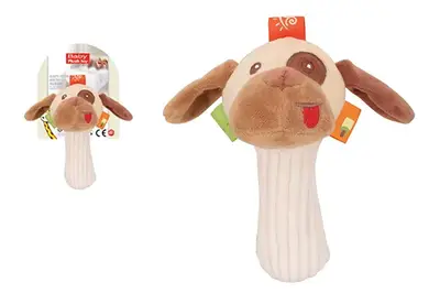 Брязкальце м'яке "Собака" на планшеті 033-21 купити