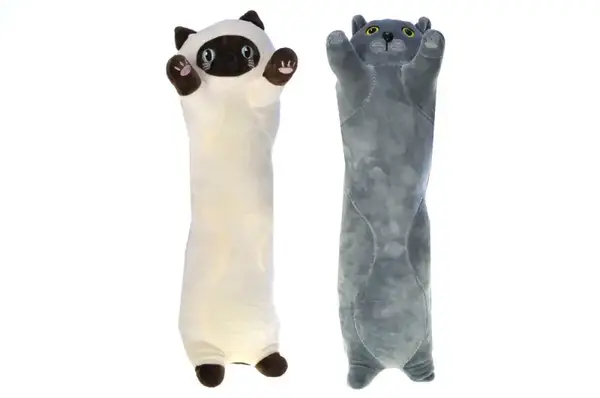 М`яка іграшка-подушка L2403 "Кіт-Батон" в асортименті 50 см купити недорого в Україні, фото 2