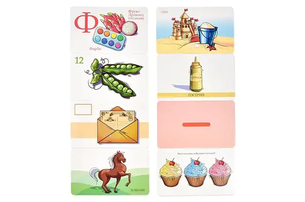 Настільна гра "Розумна валіза. Абетка, цифри, смаки, кольори" 30377 Strateg купити недорого в Україні, фото 2