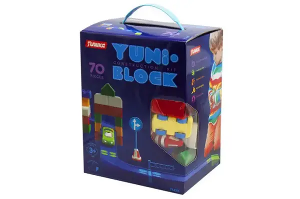 Конструктор "YUNI-BLOK" в коробці 70 деталей 1429 Юніка купити