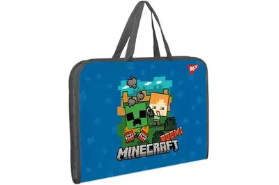 Папка-портфель Yes FC на блискавці з тканинними ручками "Minecraft Alex" 492237 купити