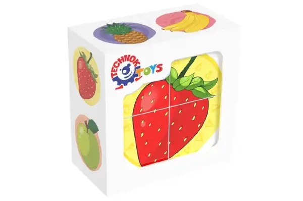 Набір кубиків 1332 "Фрукти" ТЕХНОК купити