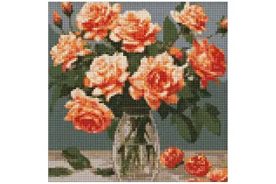 Набір з алмазною мозаїкою AMO7887 "Витончений букет" 30х30см IDEYKA купити