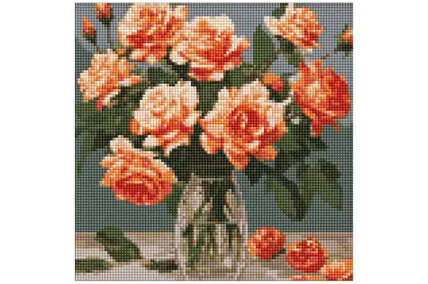 Набір з алмазною мозаїкою AMO7887 "Витончений букет" 30х30см IDEYKA купити