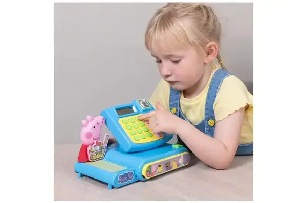 Касовий апарат 1684937 PEPPA на батарейках, музика Peppa Roleplay купити недорого в Україні, фото 5