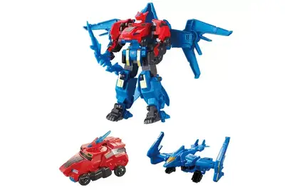 Набір ігровий з роботом-трансформером EU580813 Раптор Болт Вінг з 2-ма машинами DINOSTER купити