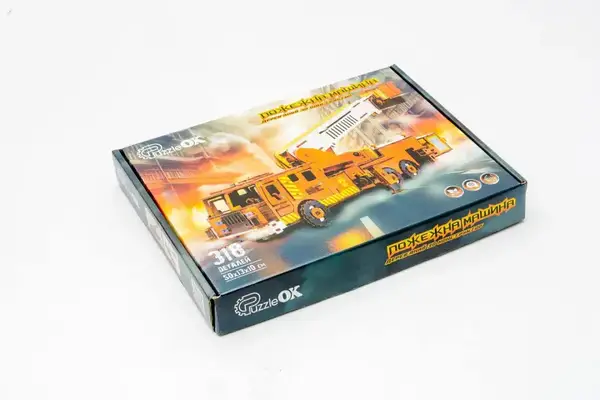 Конструктор Puz-00921"Пожежна Машина"(розмір моделі 50x13x10см) PuzzleOk купити недорого в Україні, фото 5