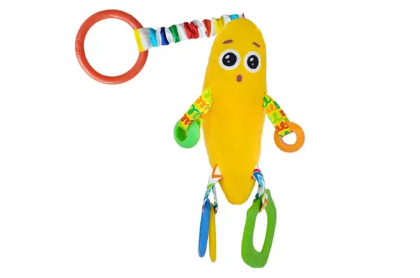 Брязкальце підвіска MC110604-17 "Банан" з пищавкою і прорізувачем Масік купити