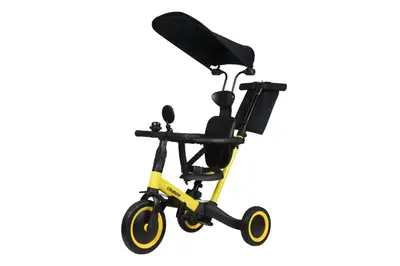 Біговел Tri-cycle 4in1 Cruiser Versa yellow трансформер з дашком купити