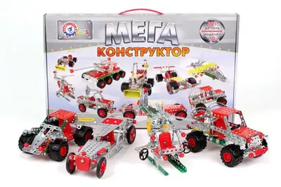 Конструктор металевий 4364 “Мегауніверсал” 381 дет. в коробці ТЕХНОК купити