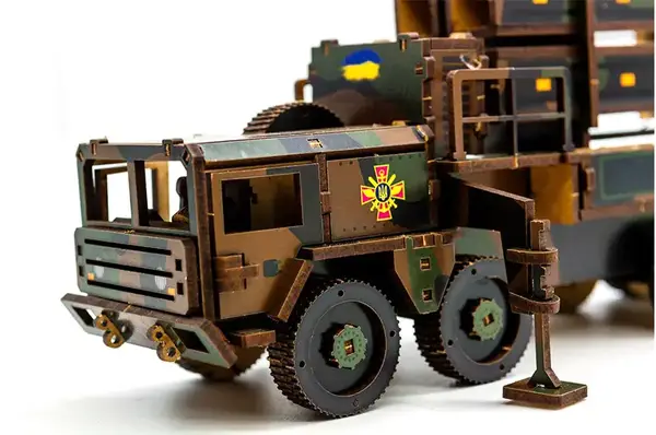 Конструктор 160-02397 "ЗРК НАСАМС" дерев'яний, 160 дет., розмір 25х10х6,5 см PuzzleOk купити недорого в Україні, фото 5