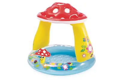 Басейн INTEX "Грибочок" надувне дно, рем комплект, тент, в коробці (1-3р) 57114 р.102*89см купити