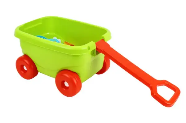 Візок 1409 каталка з пісочним набором ТЕХНОК купити недорого в Україні, фото 5