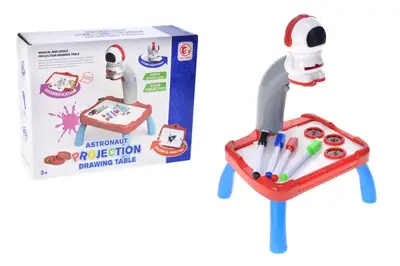 Дитячий стіл для малювання "КОСМОС" з проектором в коробці 6651(Н) р.22,5*7*18см купити