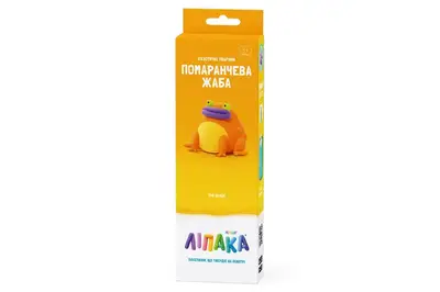 Набір пластиліну, що самостійно твердіє, ЛІПАКА - ЕКЗОТИЧНІ ТВАРИНИ: ПОМАРАНЧЕВА ЖАБА 30124-UA01 купити