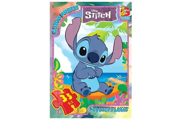 Пазли із серії "Stitch" SC601 35 ел. розмір полотна 21х30см G-Toys купити