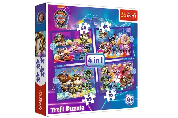 Пазли - 4в1 - 34621 "Щенячий патруль. Герої рятівники", Trefl купити