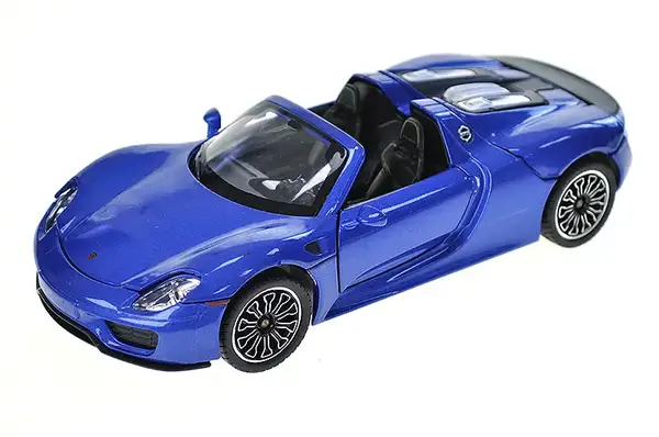 Машина металічна 68243A "Автопром",1:24 Porsche 918 Spyder, батарейки світло, звук, відкриваються двері, капот, коробка 25*12,5*10 см купити недорого в Україні, фото 4