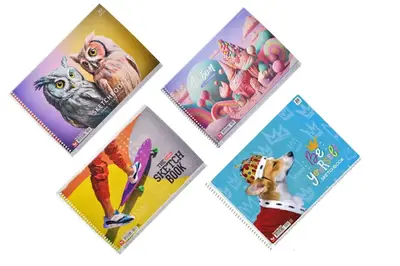 Альбом д/малювання Школярик Спіраль 20 аркушів 120г/м2 купити