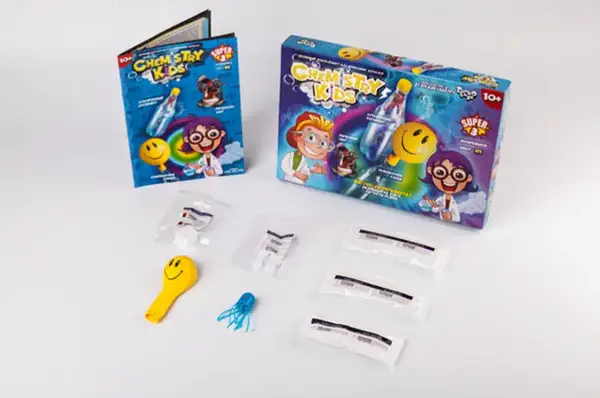 Набір для дослідів CHK-02-01U,02U,03U,04U "CHEMISTRY KIDS" економ DANKO купити недорого в Україні, фото 3