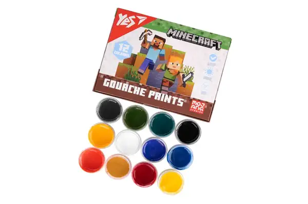 Фарби гуашеві Yes Minecraft 12 кол. 20 мл 230407 купити недорого в Україні, фото 5