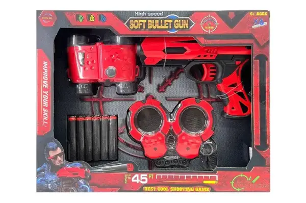 Бластер з поролоновими патронами з набором в коробці FJ926 купити