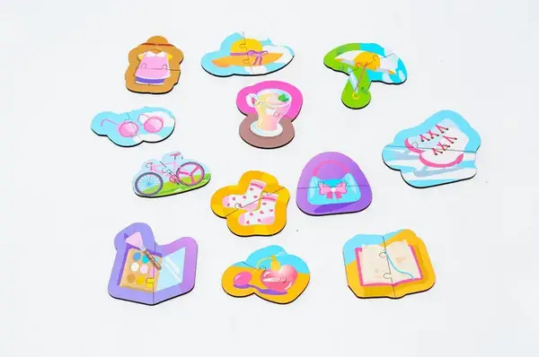 Пазл магнітний Puz-22931 "Предмети", дерев'яний PuzzleOk купити недорого в Україні, фото 3