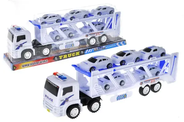 Автовоз з машинками інерційний 8838B в ковпаку р.33,4x9,3x11,8 см YG Toys купити