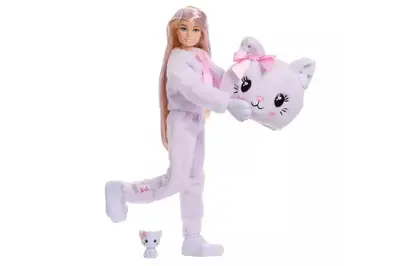 Лялька Barbie JJP64 "Cutie Reveal" серії "Милі бантики" – кошеня купити