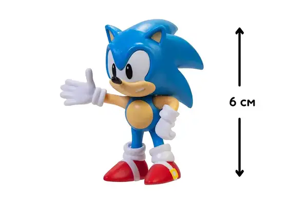 Ігрова фігурка з артикуляцією SONIC THE HEDGEHOG - КЛАСИЧНИЙ СОНІК (6 cm) 40687i-RF1 купити недорого в Україні, фото 2