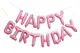 Надпис ''Happy Birthday'' рожевий 16'' (40см) купити недорого в Україні, фото 31840