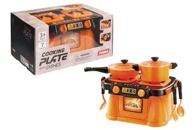 Набір посуду "Cooking Plate with dishes" 7предметів помаранчевий 1689 Юніка купити