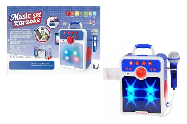 Колонка "KARAOKE" Bluetooth в коробці 5022B р.36,5*15,5*30,5см купити