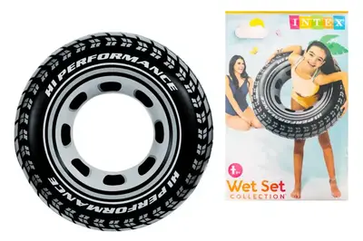 Круг надувний 59252 "Шина" в кульку р. 91 см INTEX купити