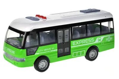 Автобус інерційний YM-9907B озвучений, зі світлом, в коробці р.23x9x12 см YG Toys купити