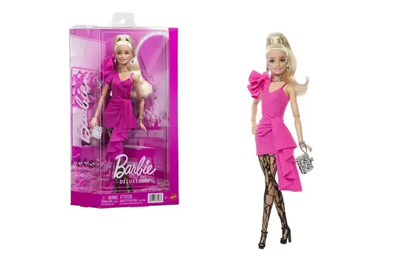 Лялька Barbie “Deluxe Style” колекції “Pink & Black” – асиметрична мінісукня купити