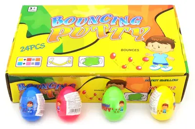 М"ячик - попригунчик з пластиліну, в коробці 24 шт. 712 р.31*20*7см купити