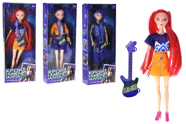 Лялька-герой K-pop за мотивами мультфільму, 3 види, в коробці 30см. купити