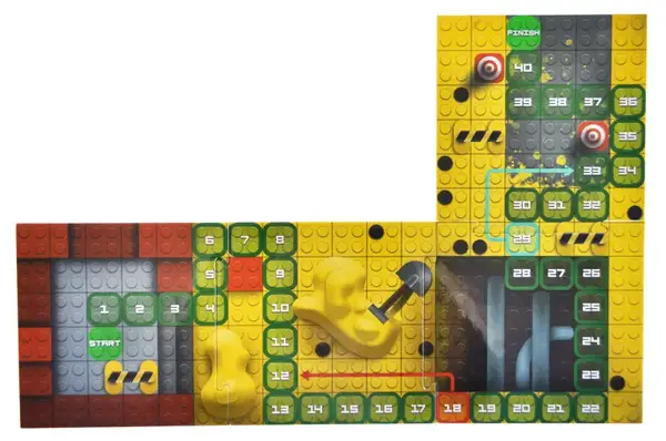 Конструктор блочний QB300-204 "Block&Steps: Мегабудівельник" + ходилка і меморі гра 3в1, 125дет. qbee купити недорого в Україні, фото 7