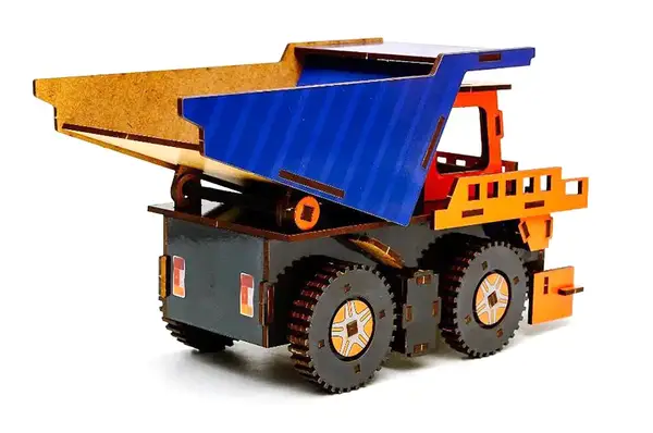 Конструктор 00920 "Самоскид" дерев'яний, PuzzleOK купити недорого в Україні, фото 5