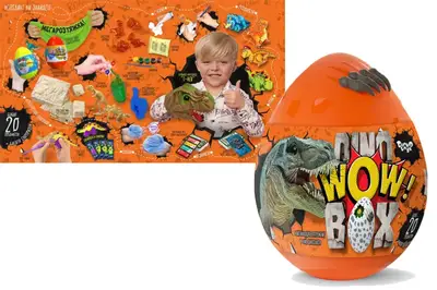Набір для творчості DWB-01-01U "Dino WOW Box" великий DANKO купити