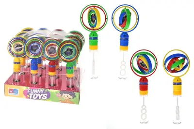 Бульбашки мильні KSB-01630 в дисплеї 12 шт. р.27x21,5x25 см YG Toys купити