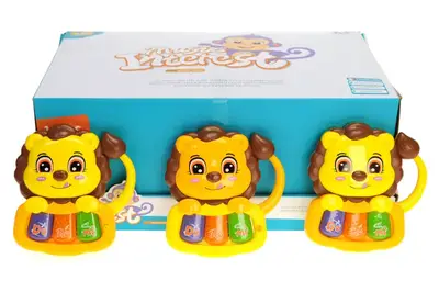 Брязкальце 855-54A "Левеня" на батарейках, в дисплеї 12 шт. YG Toys купити