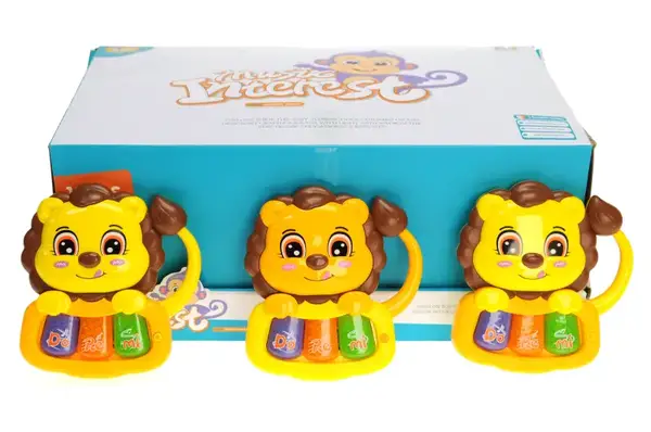 Брязкальце 855-54A "Левеня" на батарейках, в дисплеї 12 шт. YG Toys купити