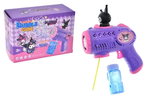 Пістолет з мильними бульбашками Куромі на батарейках в коробці 18.5*8.4*13см. 6321/AA5-15 купити