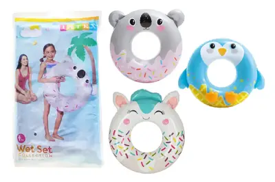 Круг надувний INTEX "Тваринки" 3 види, 59266 84см купити